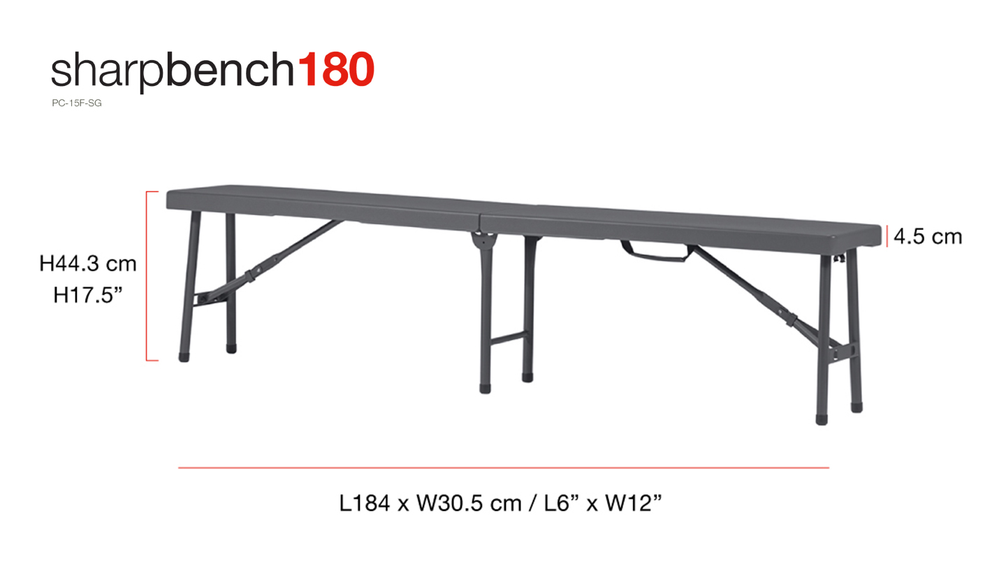 Klupa Sharp Bench 180